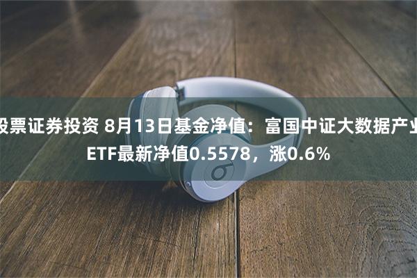 股票证券投资 8月13日基金净值：富国中证大数据产业ETF最新净值0.5578，涨0.6%